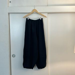 Navy blue Bryn Walker lantern pants